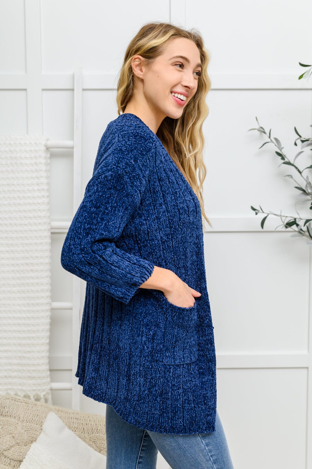 Doorbuster: Mountain Mornings Cardigan In Navy Womens 