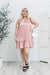 New Gal Ruffle Dress Womens 