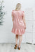 New Gal Ruffle Dress Womens 