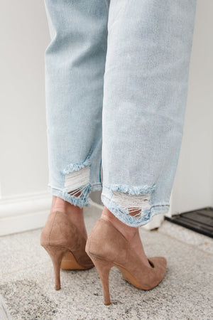 New Me Distressed Jeans Womens 
