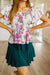 Oh So Simple Floral Blouse