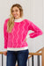 Pop Culture Zig Zag Sweater Womens 