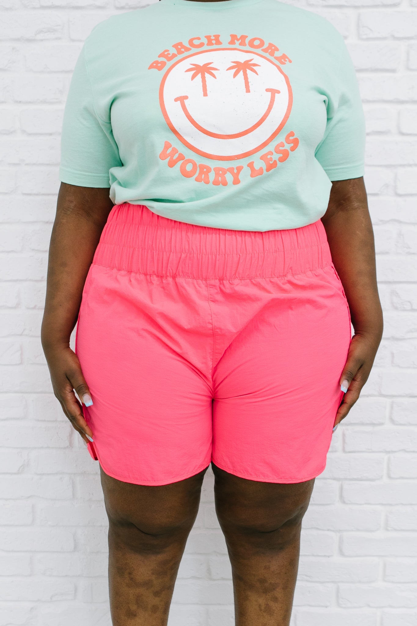 Potential Energy Shorts in Pink Womens 