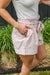 Prim & Pretty Gingham Tie Shorts Womens 