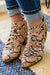 Sadie Ankle Boots In Snakeskin Womens 