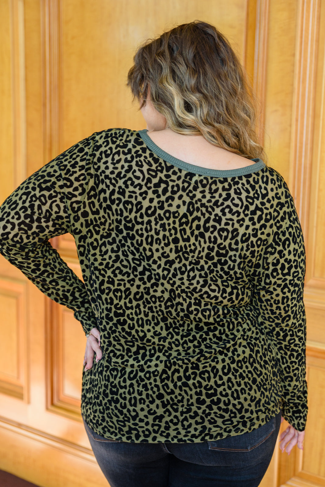 Sass Of It All Animal Print Top Womens 