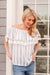 Set Yourself Free Striped Top Womens 