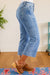 Simple Is The Way Wide Leg Capris Womens 