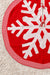 Snowflake Knit Tree Skirt Womens 