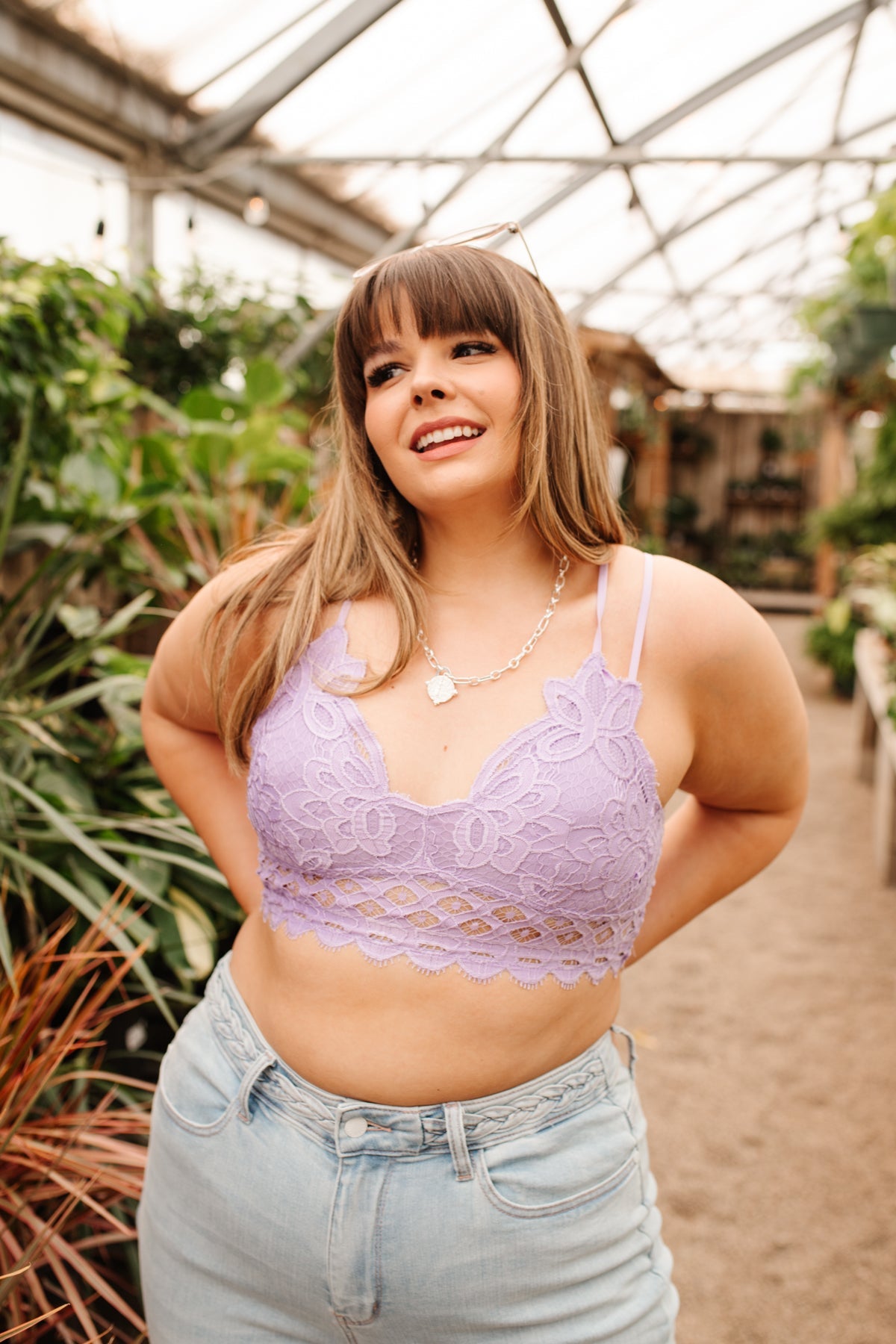 So This is Love Bralette in Lavender Womens 