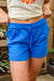 Start the Day Shorts in Blue Womens 