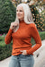 Stylin Girl Turtleneck in Rust Womens 