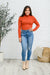 Stylin Girl Turtleneck in Rust Womens 