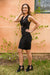 Summer Nights Black Dress Womens 