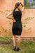 Summer Nights Black Dress Womens 