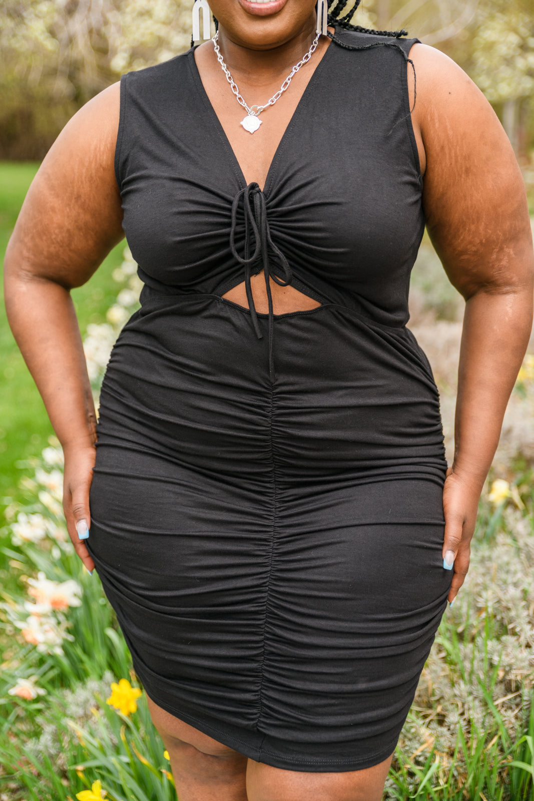 Summer Nights Black Dress Womens 
