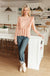 Sweet Confession Top In Blush Womens 