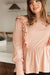 Sweet Confession Top In Blush Womens 