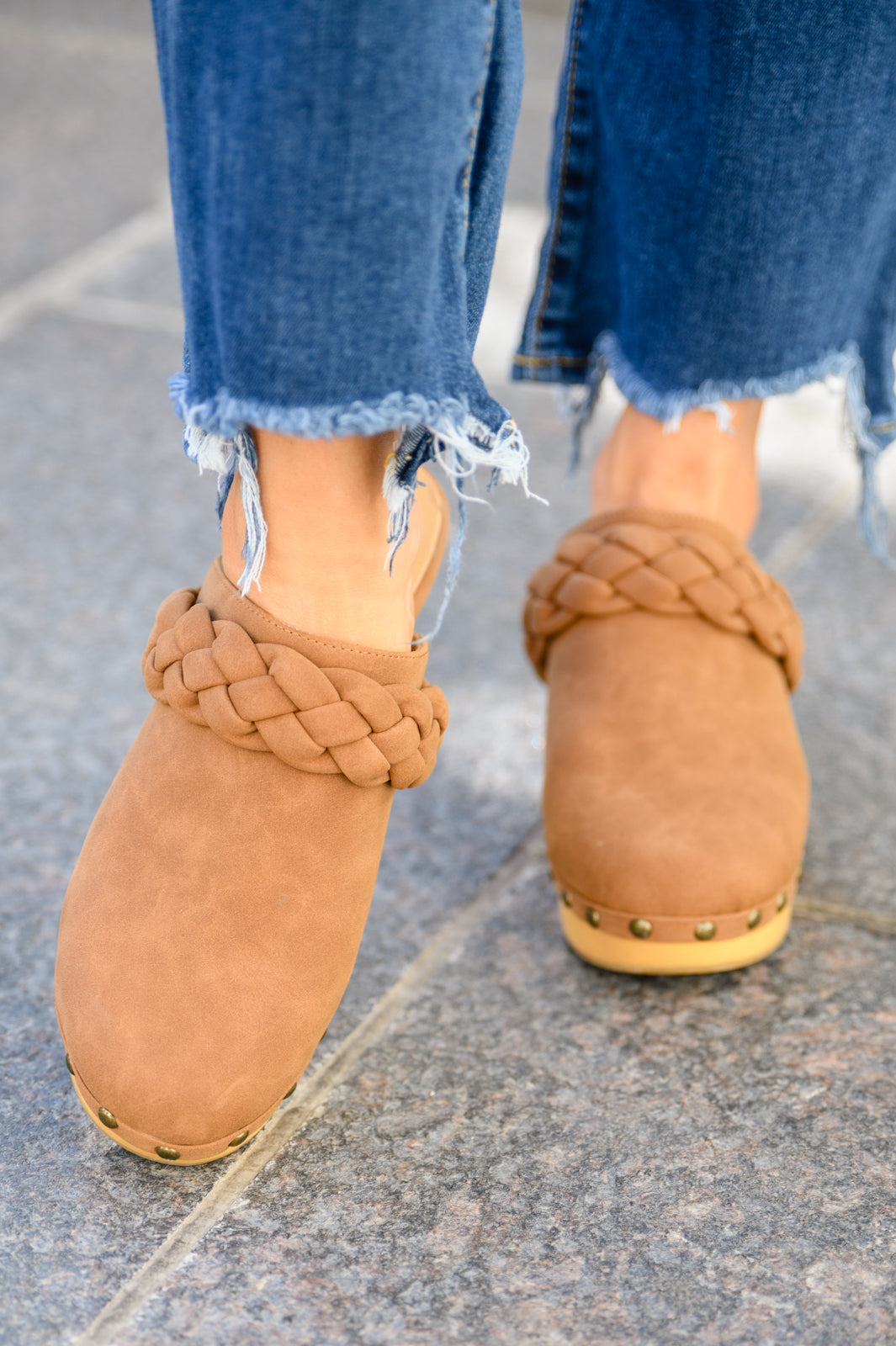 Taylor Braided Clogs In Brown Womens 