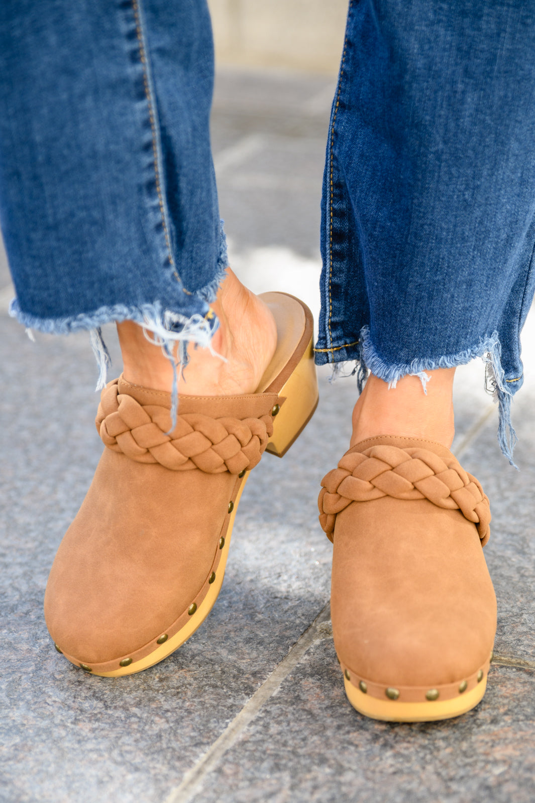 Taylor Braided Clogs In Brown Womens 