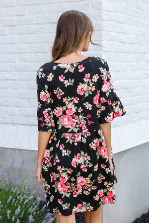 Tell Me Amore Floral Dress Womens 