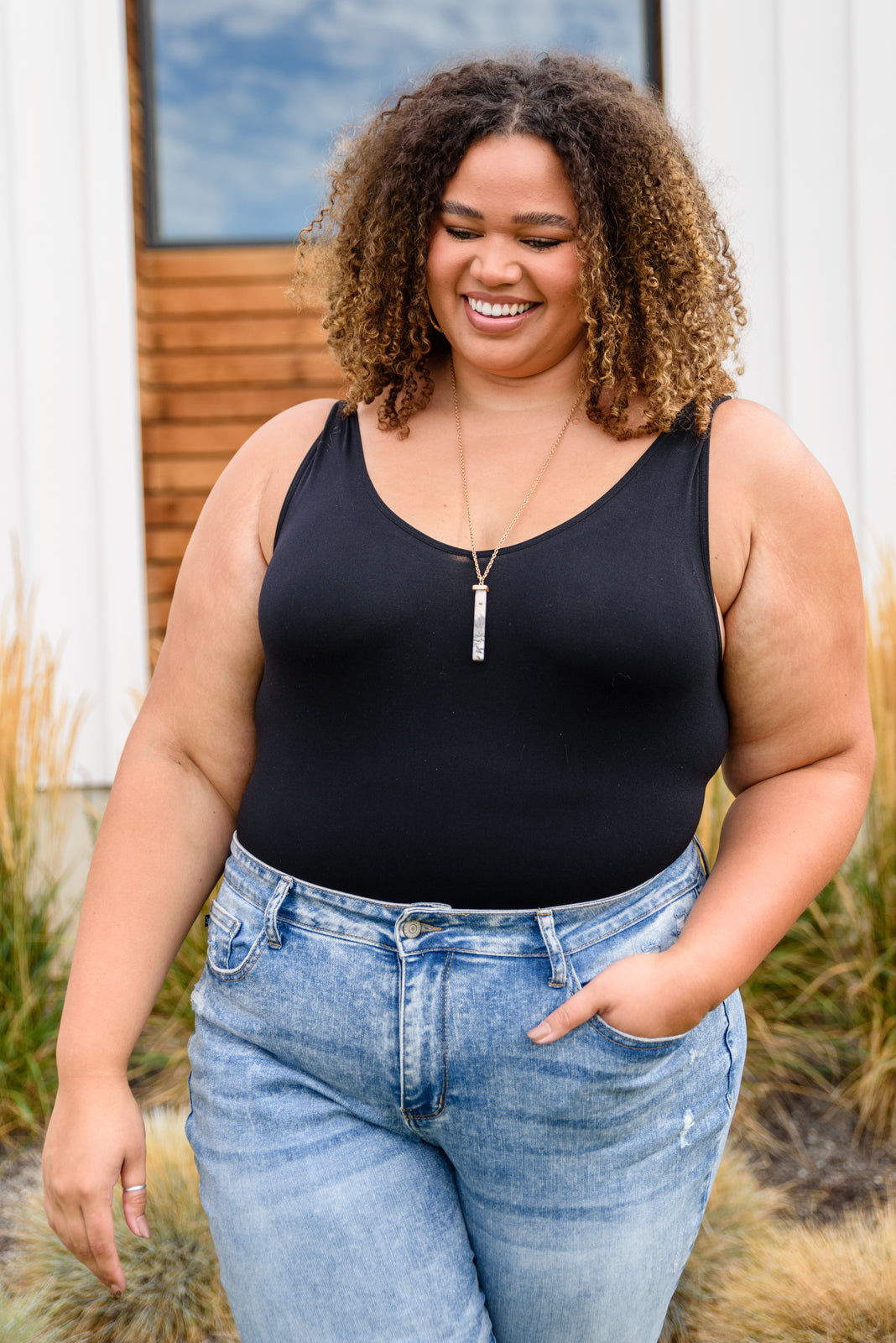 The Basics Bodysuit In Black Womens 