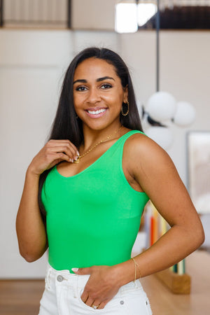 The Basics Bodysuit in Green Womens 
