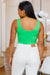 The Basics Bodysuit in Green Womens 