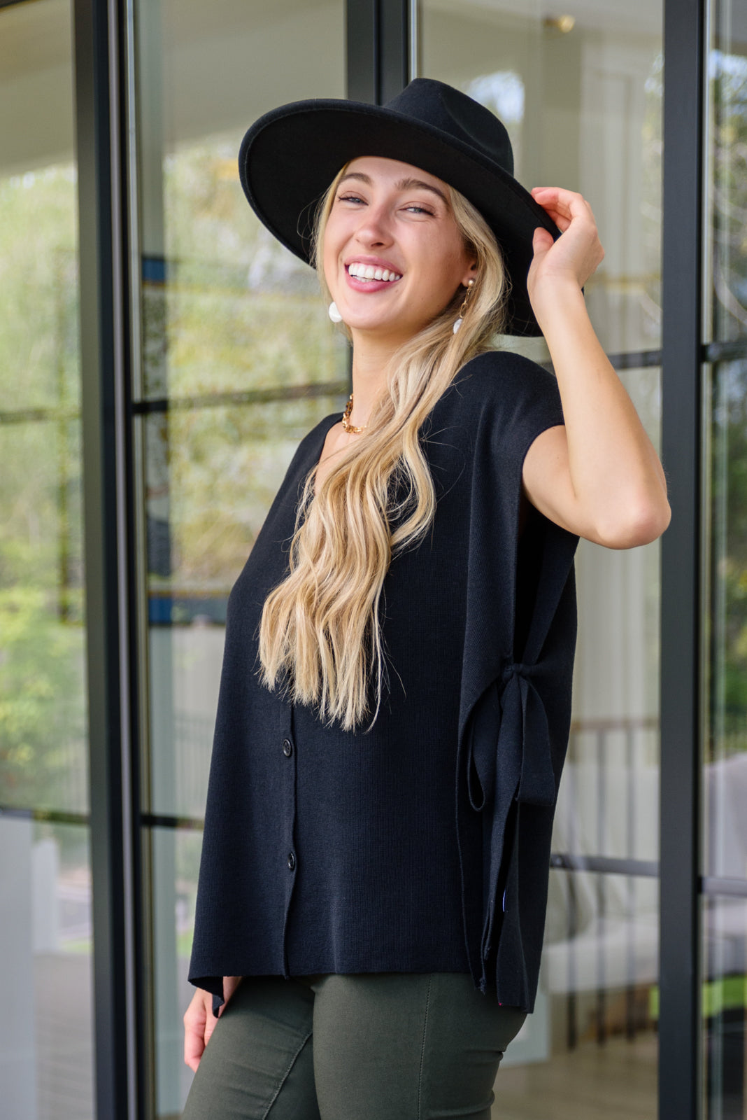 The Finale Top in Black Womens 