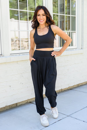 The Motive Slouch Joggers In Black Womens 