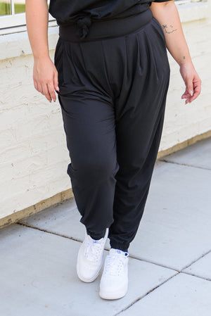 The Motive Slouch Joggers In Black Womens 