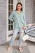 Unwavering Confidence Blouse in Light Blue Womens 