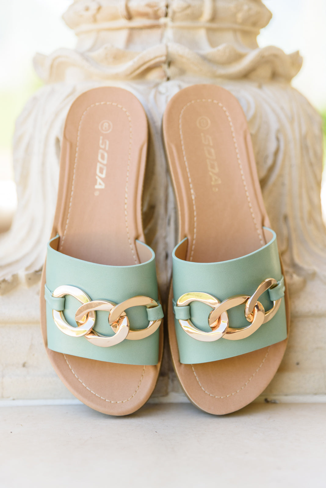 Wander Often Slides in Mint Womens 