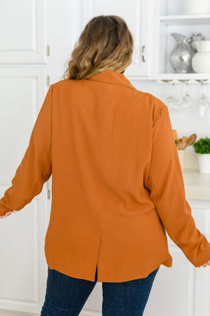 What I Want Classic Blazer In Toffee Womens 