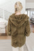 Where's My Coffee Cardigan in Olive Womens 