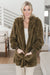 Where's My Coffee Cardigan in Olive Womens 