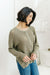 Wishful Thinking Henley In Olive Womens 