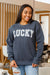 Your Lucky Crew Neck Sweater Womens 