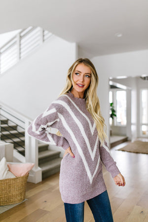 Lilac VVV Sweater Womens 